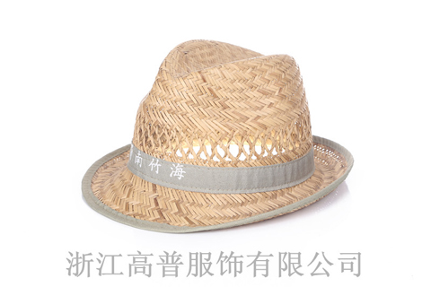 男士巴拿馬帽，樣帽圖由江浙滬帽子工廠提供
